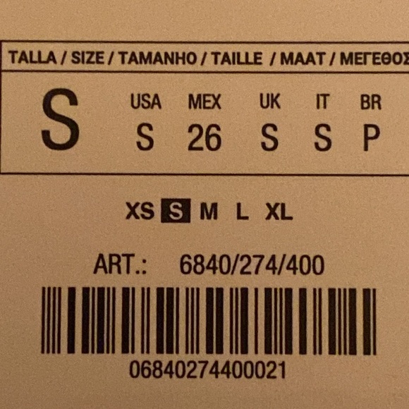 NWT. Zara Blue Denim Layered Mini Dress. Size S. - Picture 10 of 13